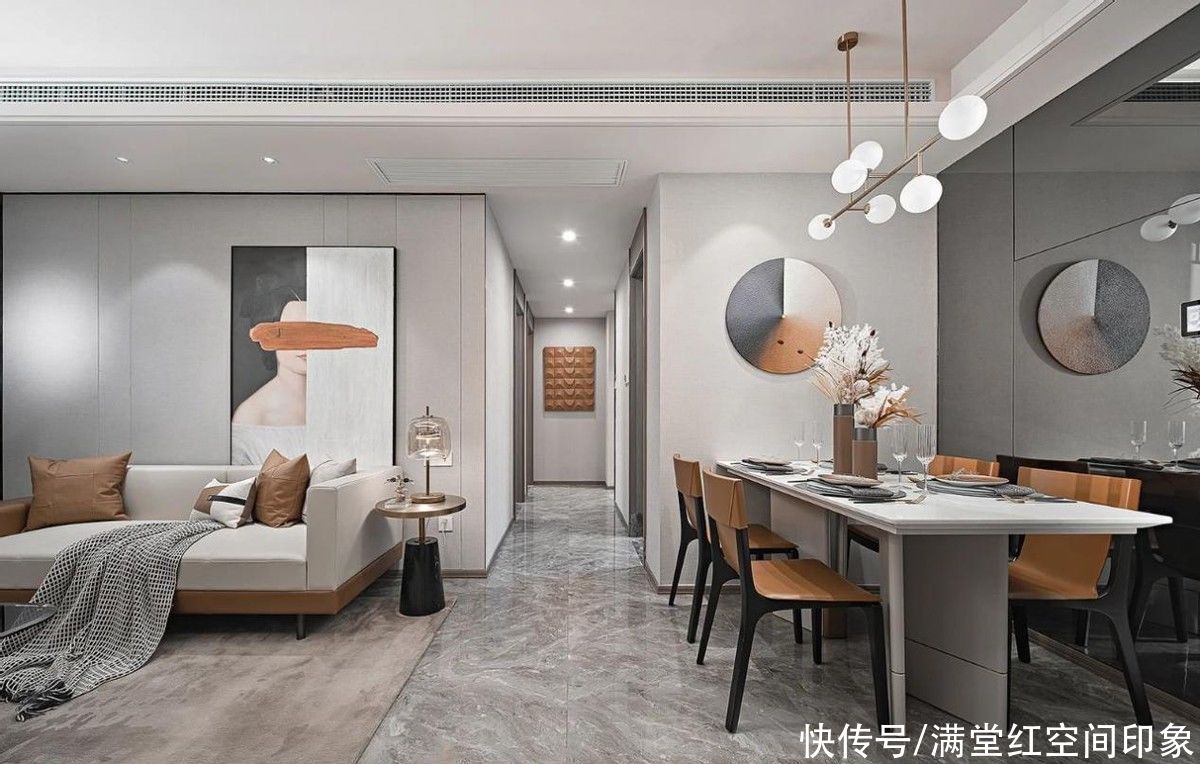 现代|现代轻奢风格，充满艺术气息的空间放松心情，是许多人的理想生活