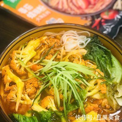 美味|#饕餮美味视觉盛宴#番茄螺蛳粉火锅