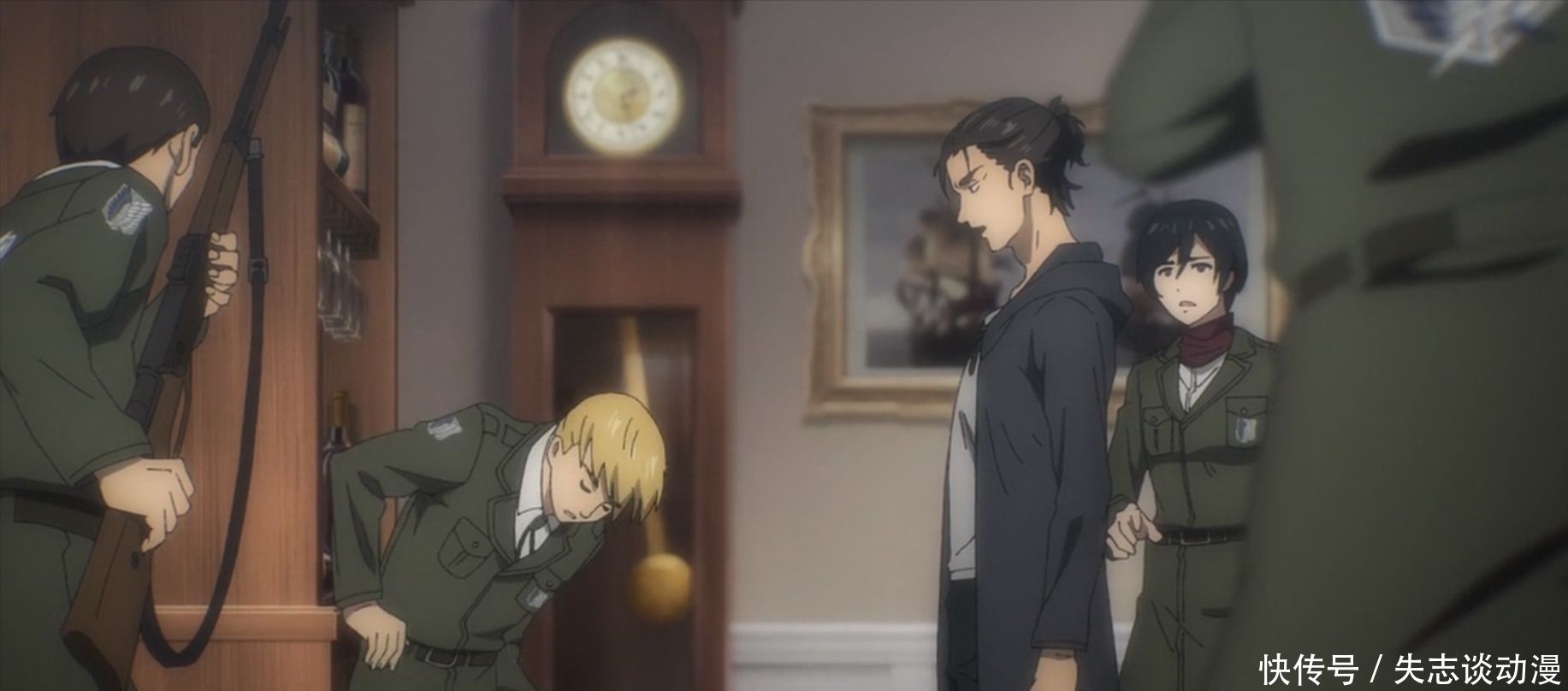 阿克曼|进击的巨人:艾伦为什么要找阿尔敏谈话?气人一通,还打了一顿