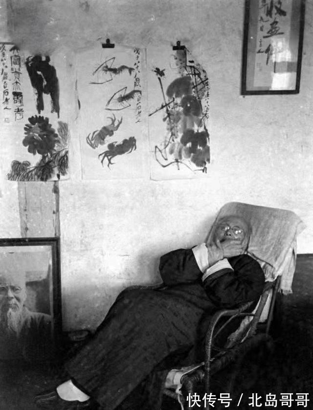 婢女@56岁齐白石看上朋友家18岁保姆,为示好送画一幅,如今拍价9200万