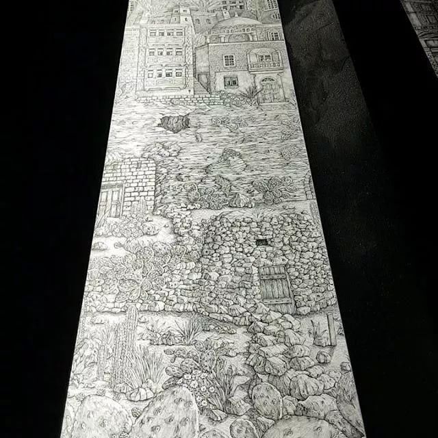 艺术学院|一幅画用掉上百支笔,看到最后成果这么震撼,也就不觉得心疼了