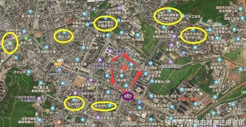 片区|深圳东核丨龙岗，16号线龙东站，赤石岗片区旧改，专规已出