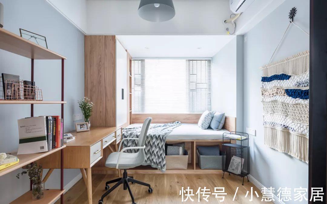 色调|106㎡北欧风小户型,简单的色调搭配原木色,原来还能这么好看!