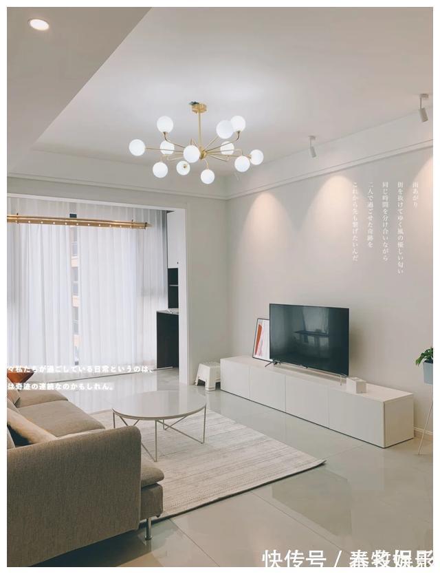 背景墙|她家80平米,还没入住就吸引了一帮邻居参观,简洁大方,太舒服了