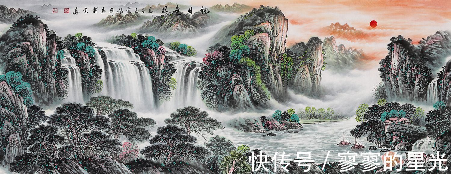 张利!张利山水画 意蕴深沉 体现了意境和情境魅力