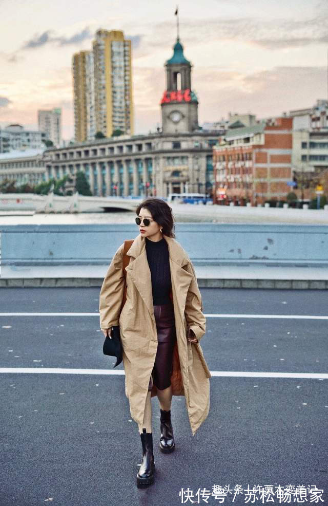 层次感 今年尽量少穿羽绒服配打底裤!学三木的“简约”搭配,优雅又高级