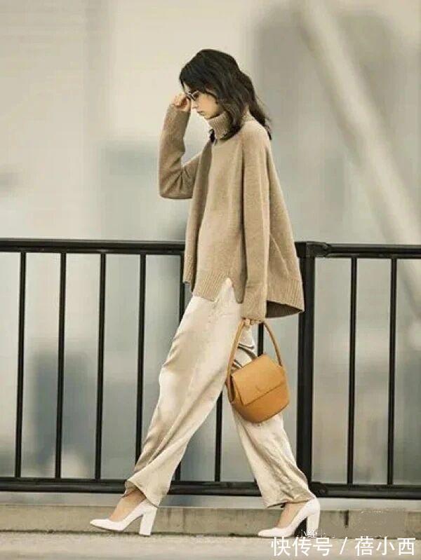 相信你 跟着日杂学“毛衣穿搭”,小个子也能完美hold住,想不优雅都难