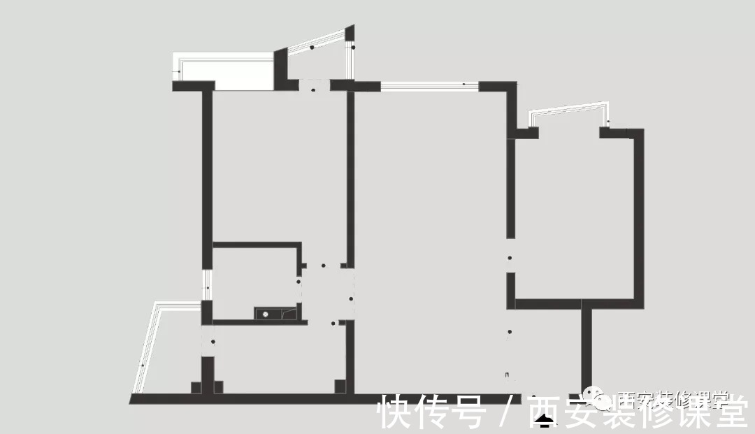 餐厅|90㎡两室简约，超级收纳不过时