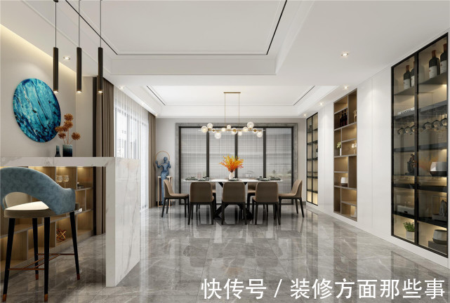 镜钢|240平现代复式,高级灰的设计使人静隐归心感受到十足的归属感