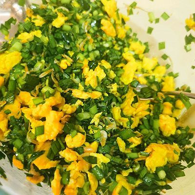 花生油|韭菜鸡蛋盒子