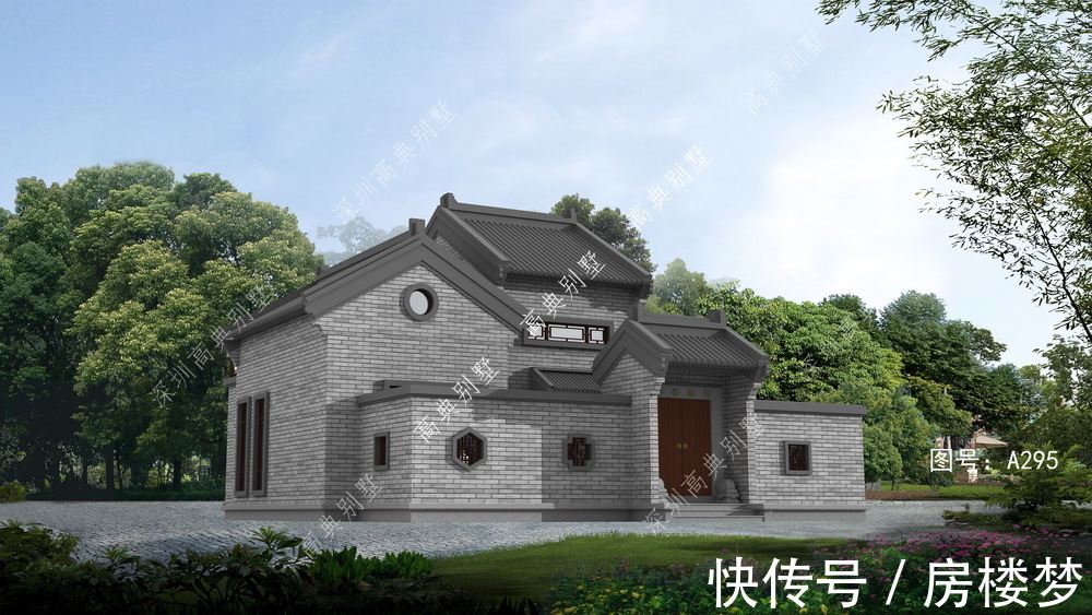 建房|漂亮的中式别墅，建房必备，不要错过哦。