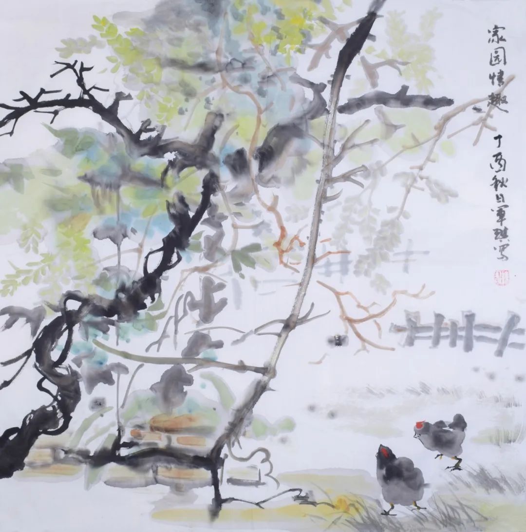 先生#全国艺术名家邀请展—— 陈军琪中国画作品赏析