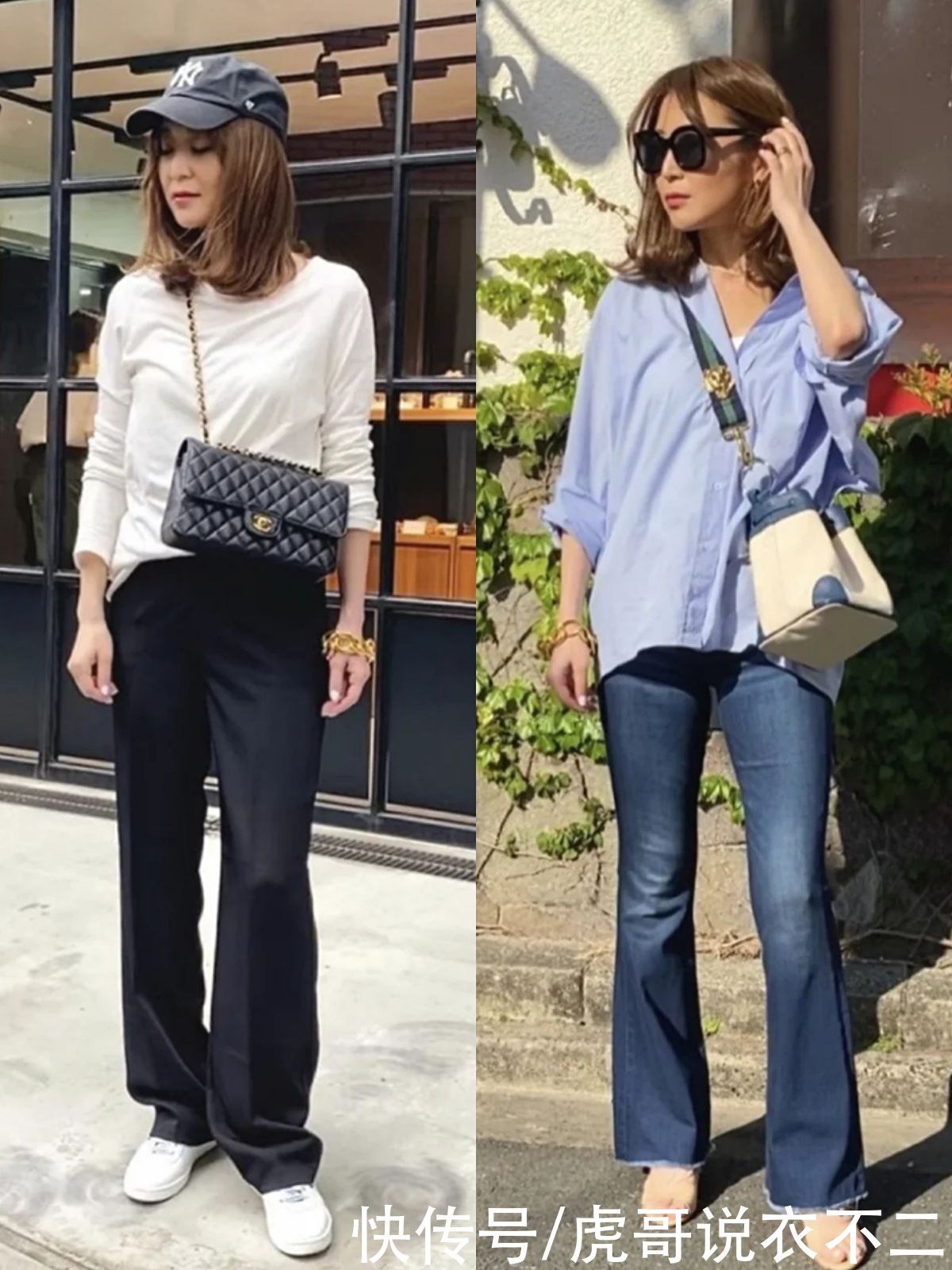 中年矮个女人穿衣有“窍门”，瞧日本主妇的优雅私服，时髦又高级