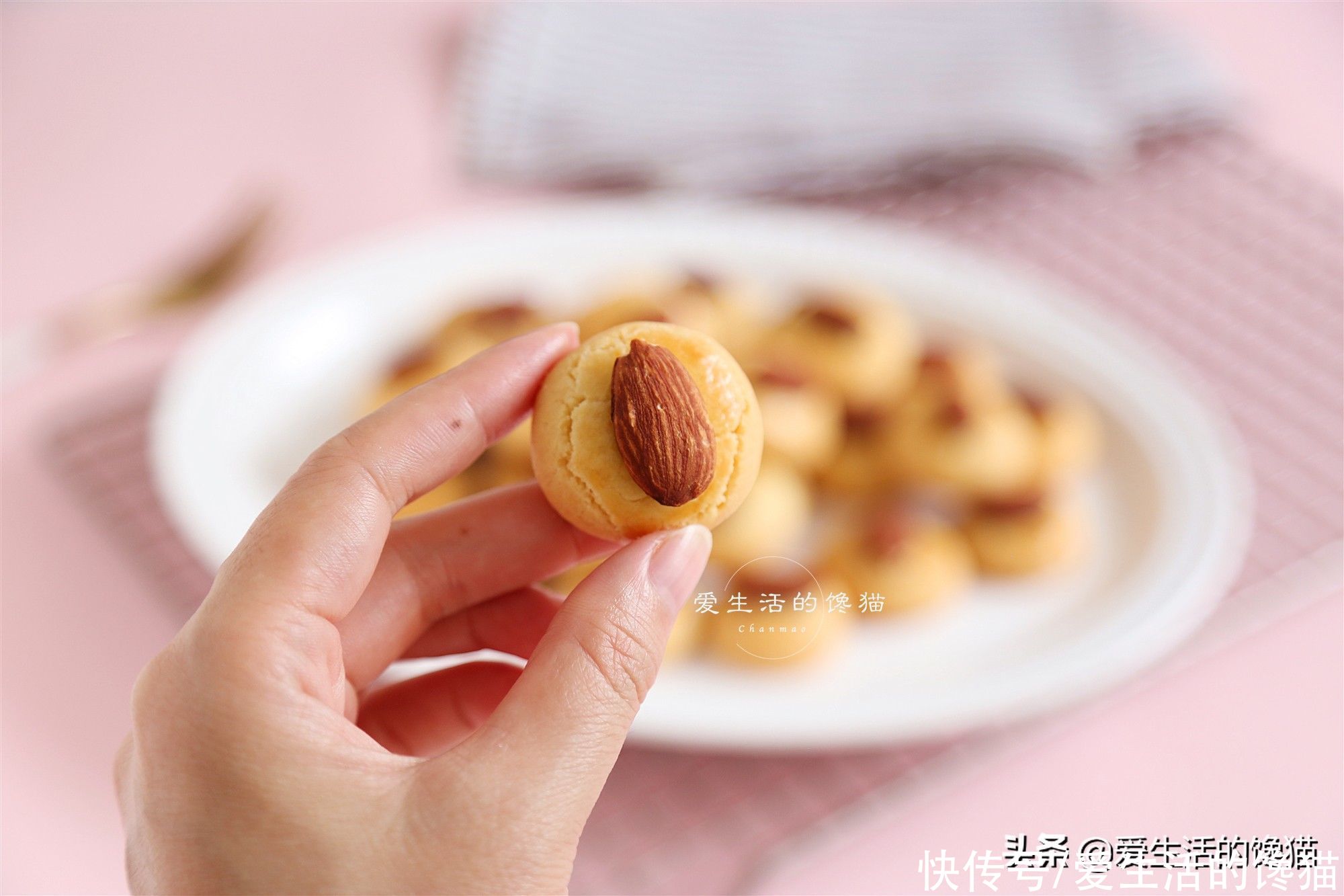 黄油|治愈系下午茶：杏仁奶酥，一口一个，香酥掉渣，吃了还想吃