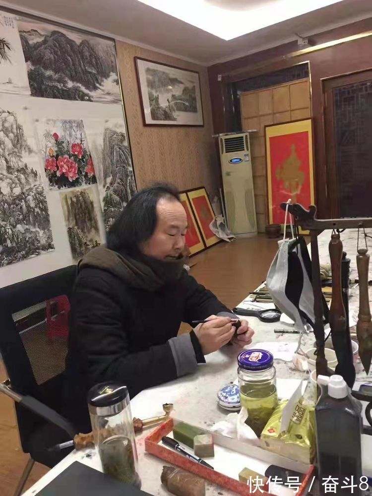 李景书$画家李景书——徽派山水画八公山山石新画法创始人