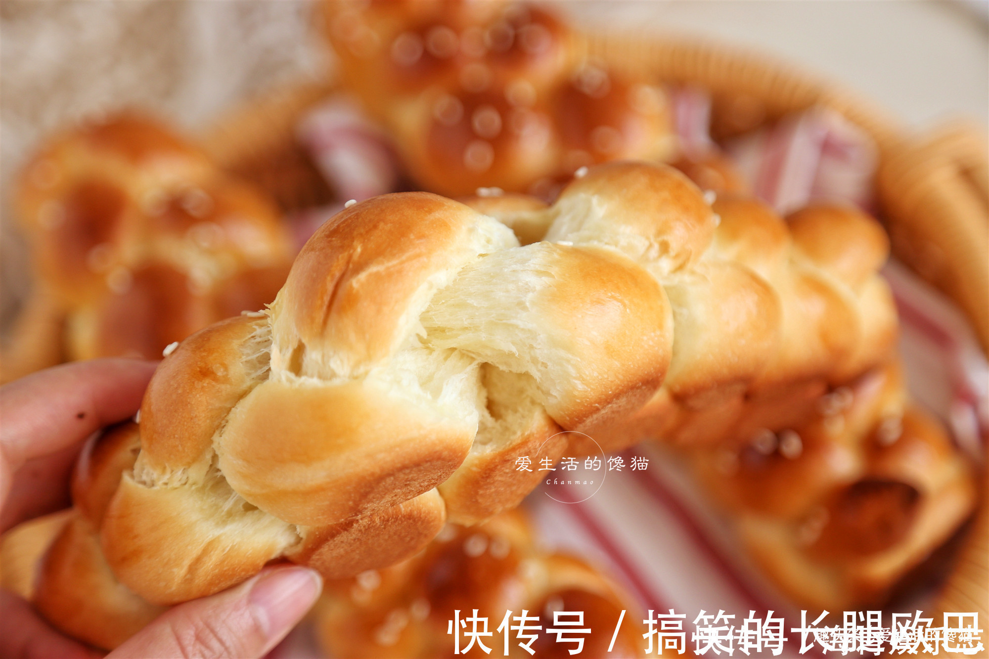 自从学会这个面包,早餐孩子点名吃,跟着做,香软拉丝从不失败