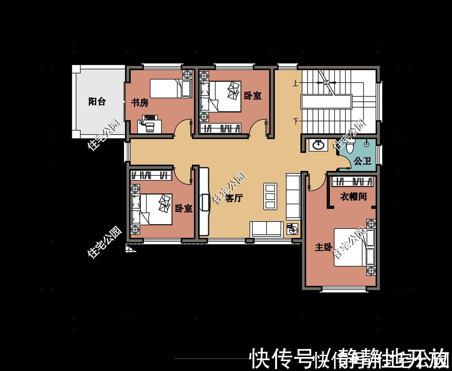 实用|10套柴火灶户型推荐,实用性不输城里小区房,尤其是第6套太美了