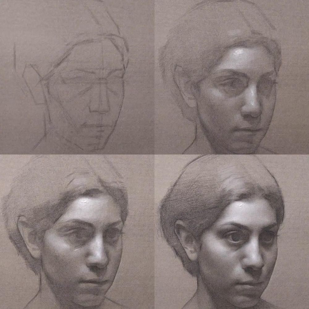 调子|很硬核，一张素描500万网友围观，绝美线条让你欲罢不能，看一百遍都不腻！