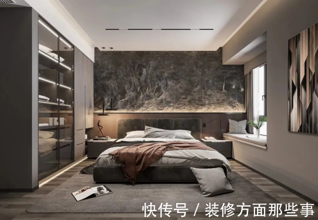 防水|142平简约风三居室，简约整洁的顶部设计与时尚空间不谋而合