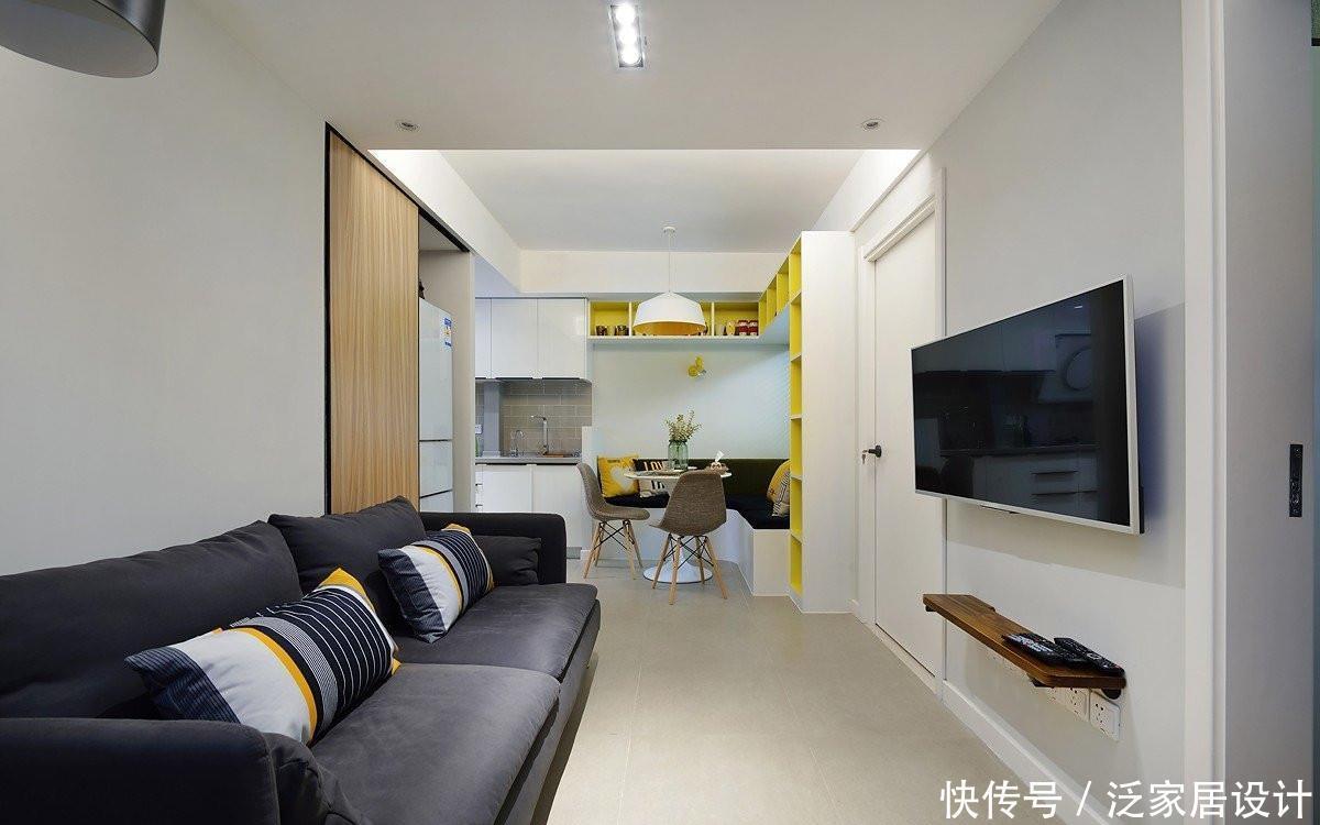 一房|48㎡一房一厅改造成两房两厅，一点也不拥挤，设计师太棒了!