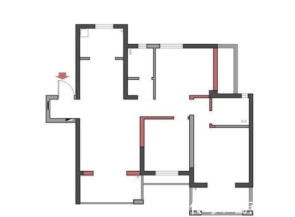 空间|同样是117㎡的房子,他家就多一个小“设计”,空间却整整大了1倍