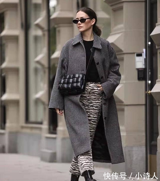 格纹 穿对大衣=高级感和显贵气?3招思路,越简单越高级