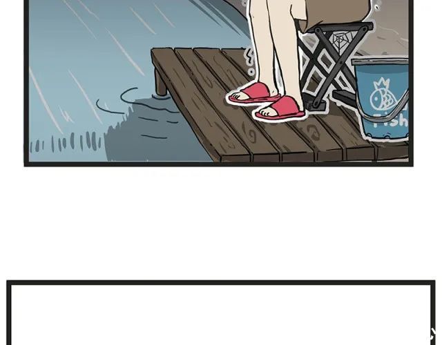 |搞笑漫画《钓鱼》,钓到大鱼了要不要来尝尝?