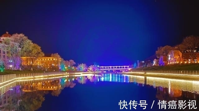 欧式|内蒙古兴安盟这座热门旅游城市，夜景太美，游客：仿佛穿越到欧洲