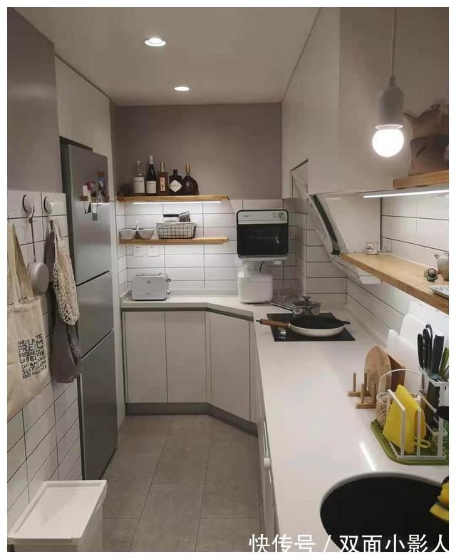 嵌入式|小户型厨房『放大术』,1㎡都不放过,“抠”出更多空间!
