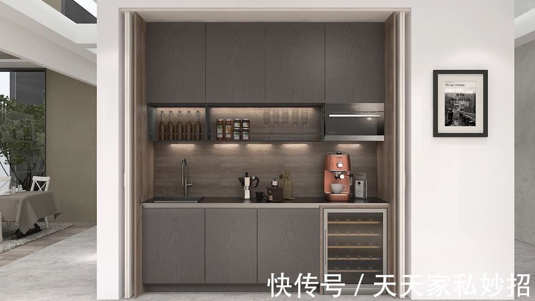 餐边柜|说句实话,餐厅最不能少的东西就是餐边柜,到顶一排,好看又实用