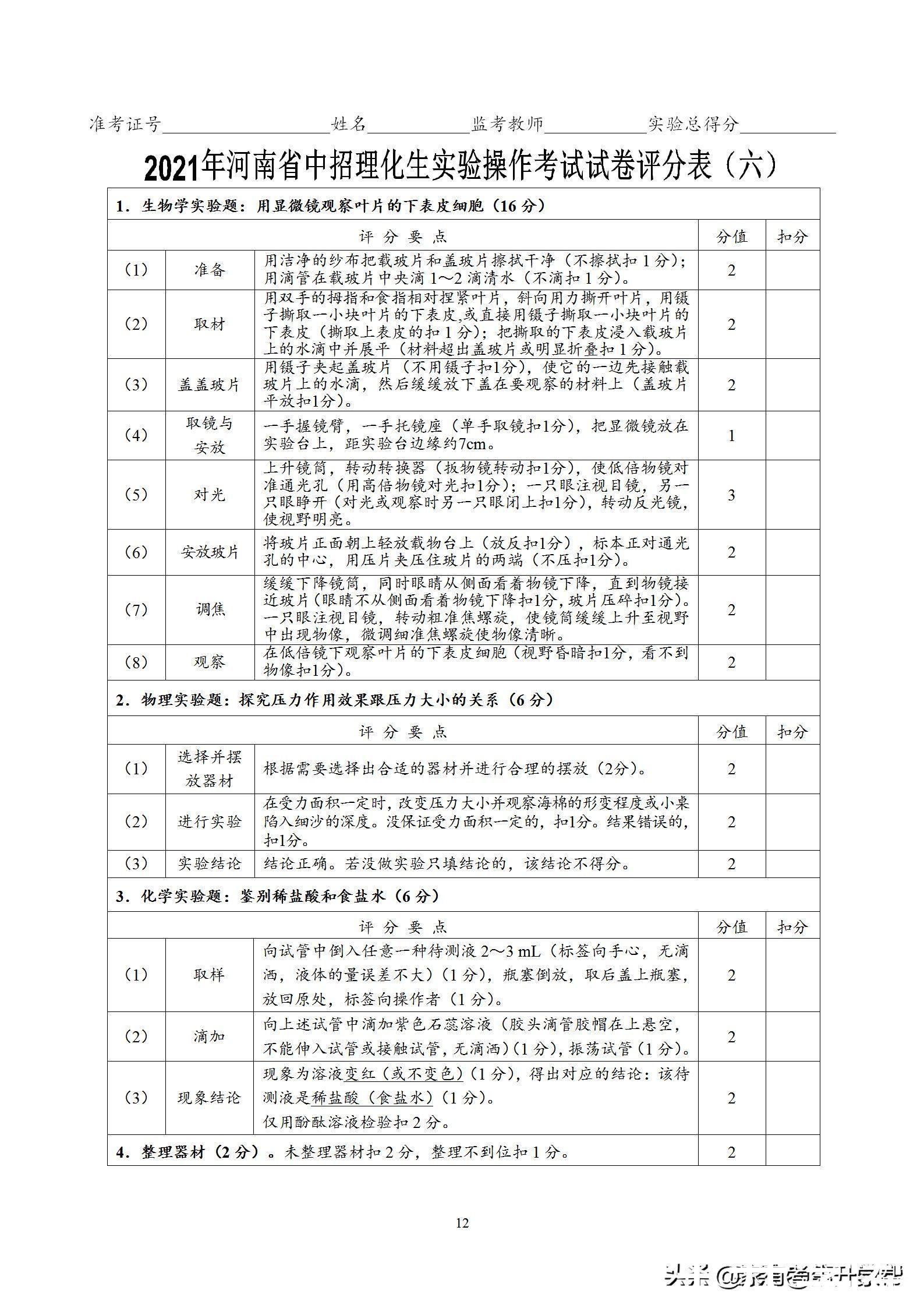 「2021理化生考试」不可不知的考试技巧，掌握住满分非常简单