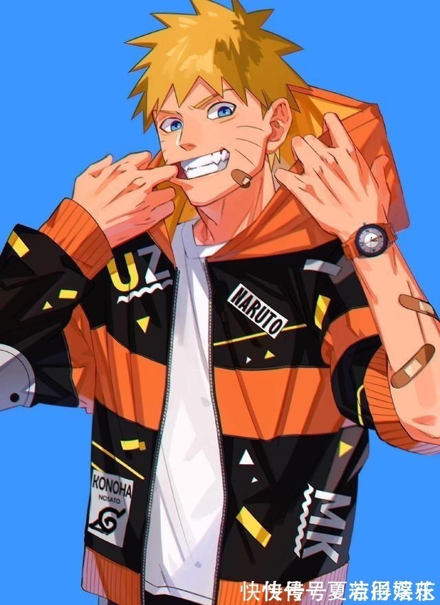 漩涡鸣人|《火影忍者》来到现代校园,佐助战损依然帅气,鹿丸气场过于强大