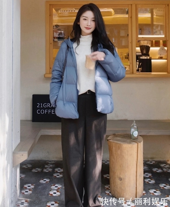 阔腿裤 为什么劝你穿羽绒服少配打底裤,看看今年流行的这4条裤子,多美