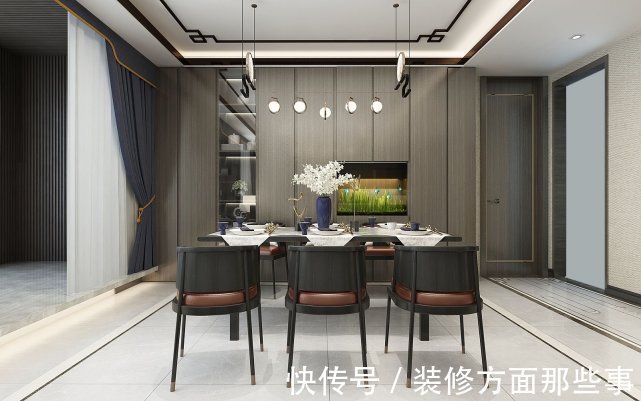 中式|180平现代中式四居室,既有中式的稳重,又有简约风的时尚自由