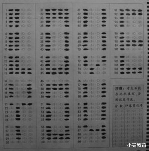 老师“讨厌”的4种答题卡，被扣分别觉得不服气，学霸也难拿高分