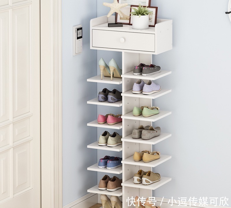 鞋架|等我买房了,门口打死也不放鞋架,聪明人都这么弄,干净又美观