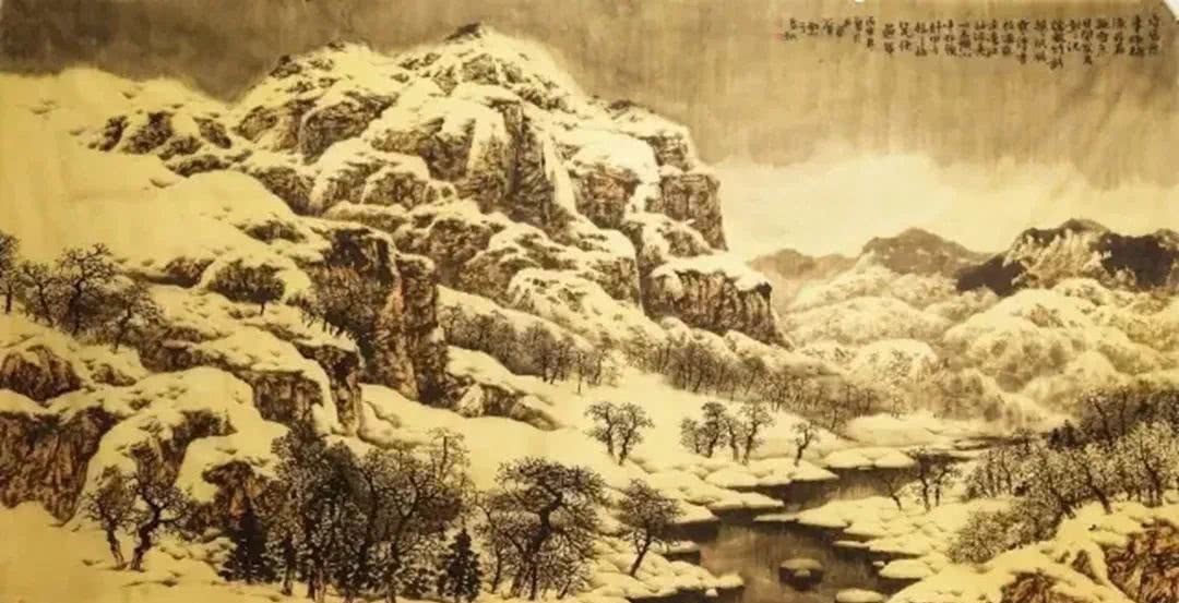 张有合#山水画作蕴含画家情感,其中有三重人生哲理,可供欣赏时参考