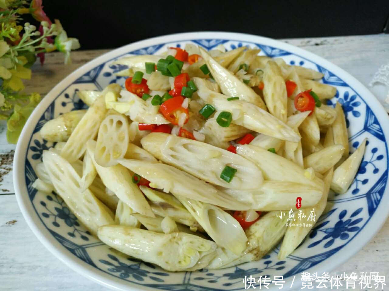 藕带|女儿最爱这道菜,简单炒一炒,酸辣爽口,比肉还香,现在吃正当季