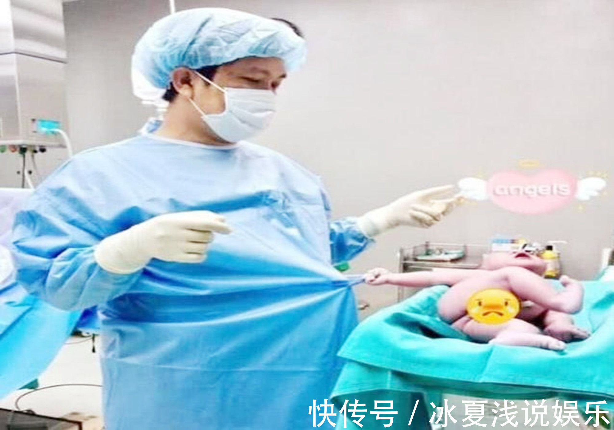 孩子|宝宝出生后用实力“复仇”,网友笑评:弄疼我了还想走?没门