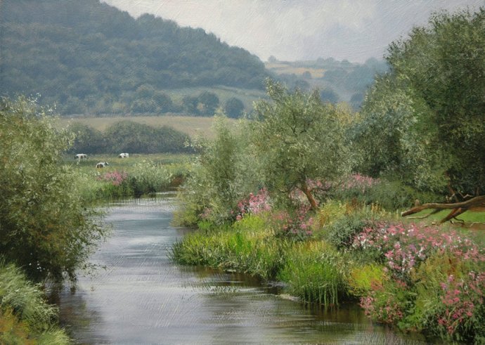 Peter#英国Peter Barker油画风景(二)