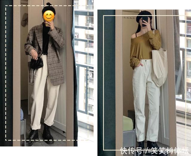 灯芯绒|今年冬天流行穿“豆腐裤”,气质又好看,还很显腿长