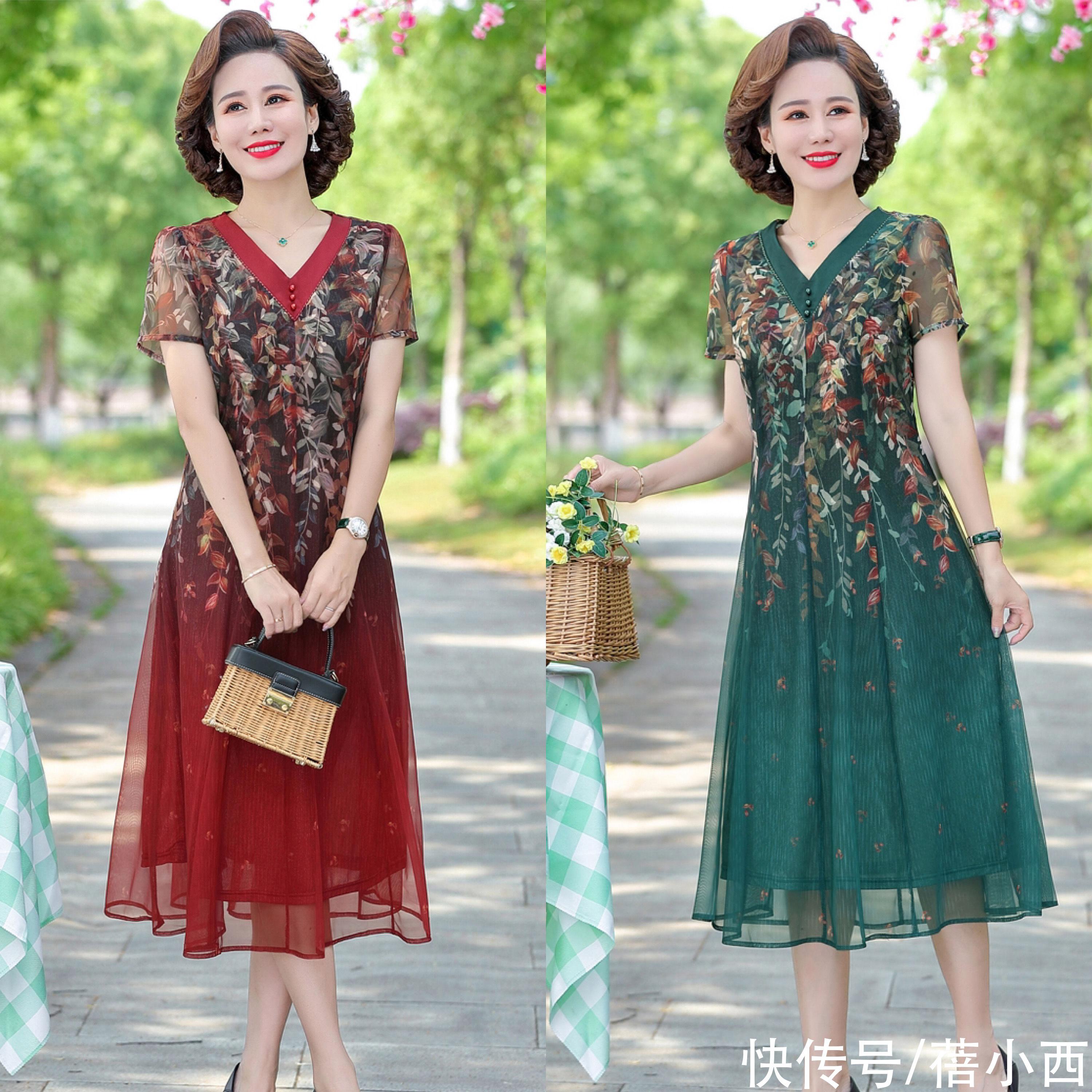 50岁女人应该怎样打扮？不要“扮嫩”，穿对连衣裙气质才更高贵