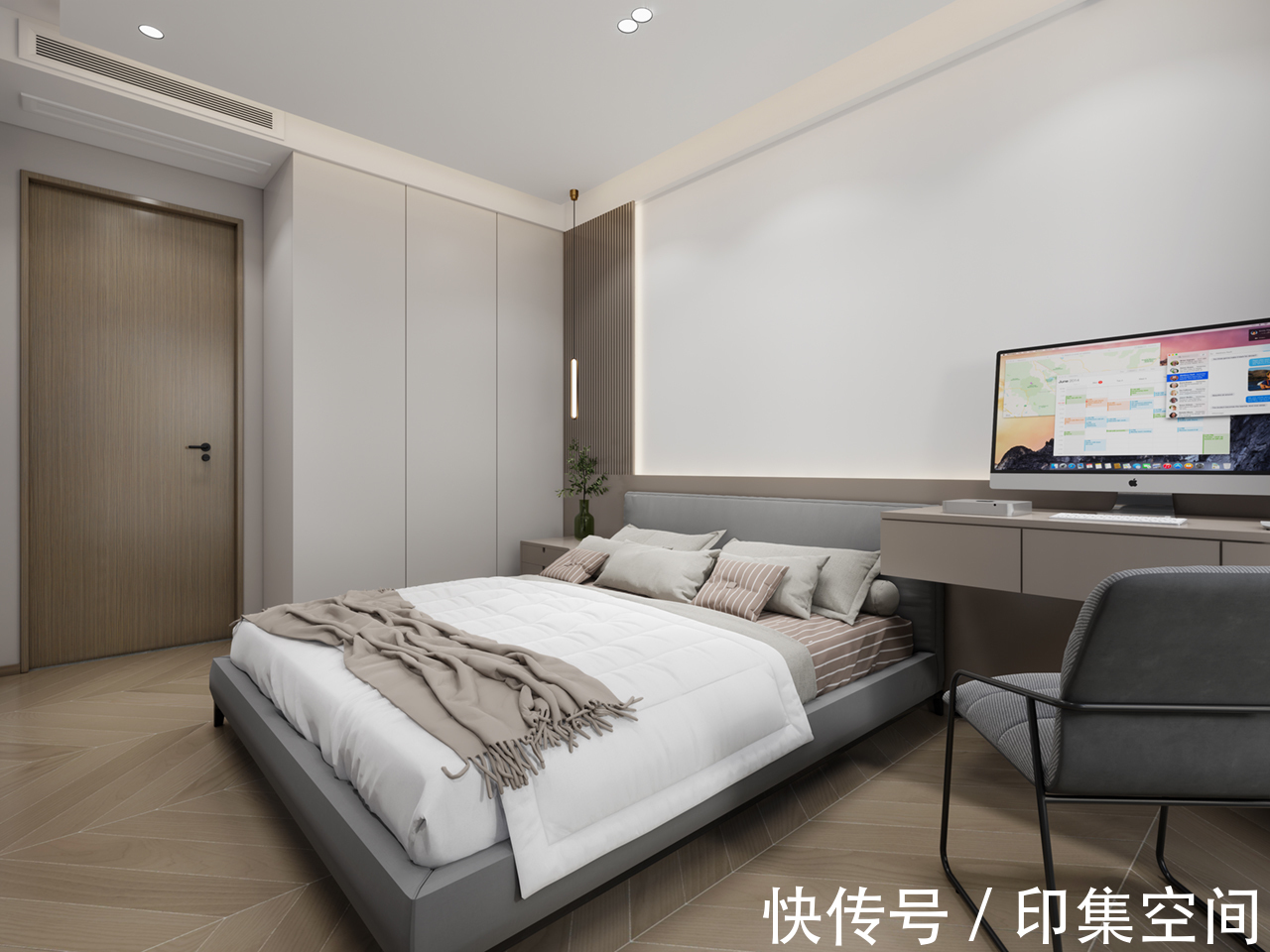 电视墙|极简+悬空电视墙，营造大平层空间感