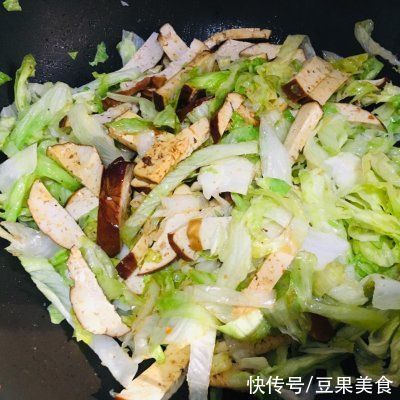  素鸡|素鸡包菜你这么做，好吃到停不下来