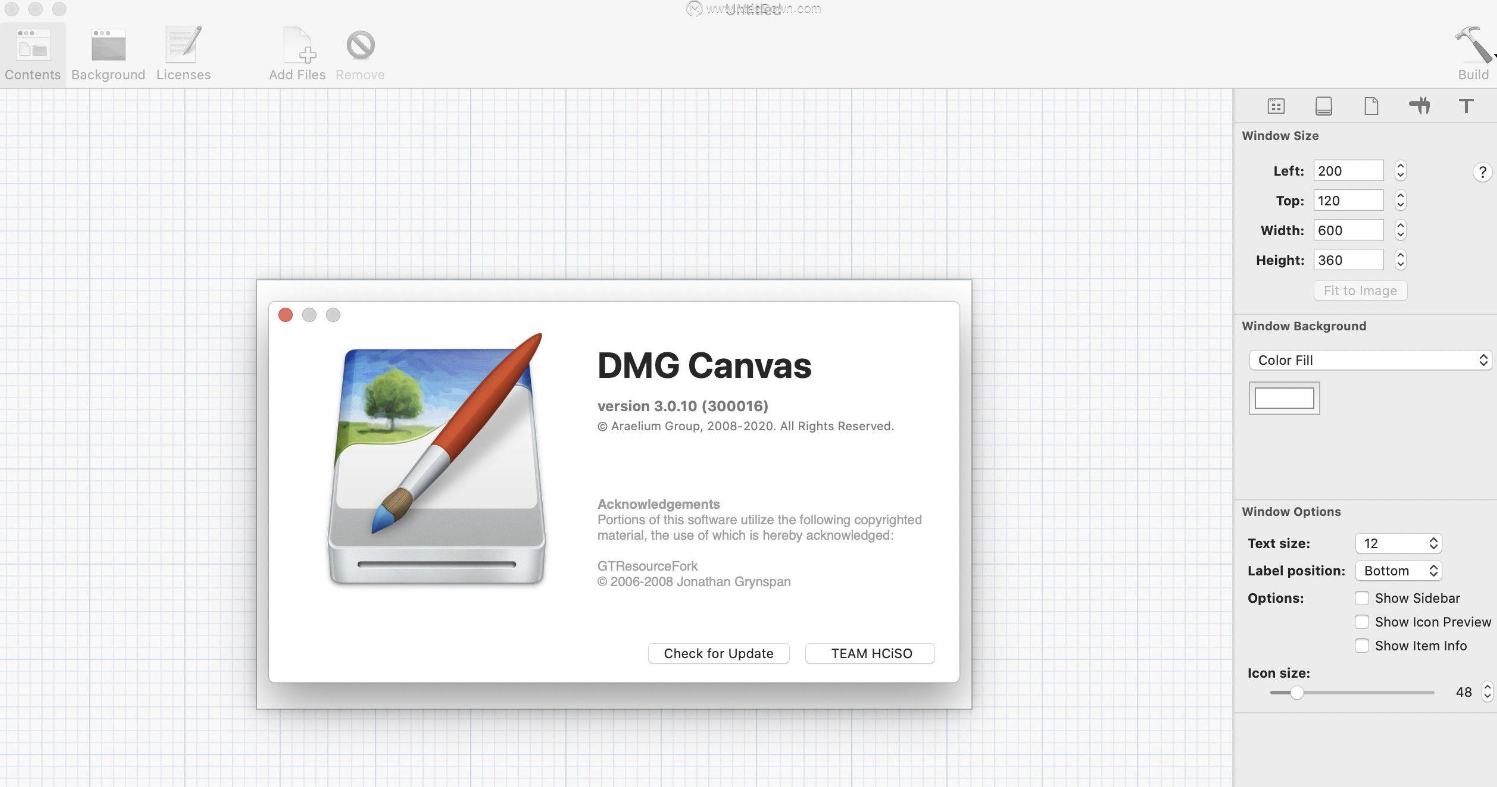 DMG Canvas for Mac v4.0.6 DMG安装包制作-下载否
