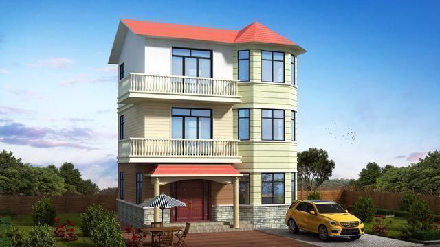 占地面积|面宽8米造价20万起，2020农村自建房，这3套户型最适合咱老百姓