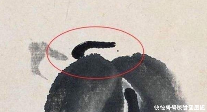 齐白石|齐白石只画了个牛屁股?凭什么卖到1000万?专家:你放大50倍