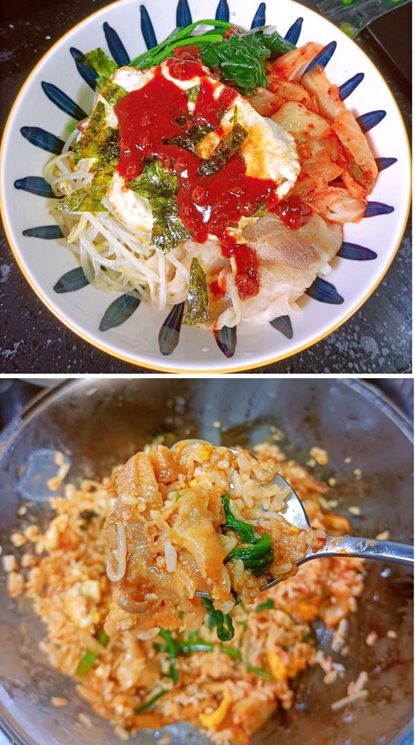 豆芽|韩式肥牛拌饭
