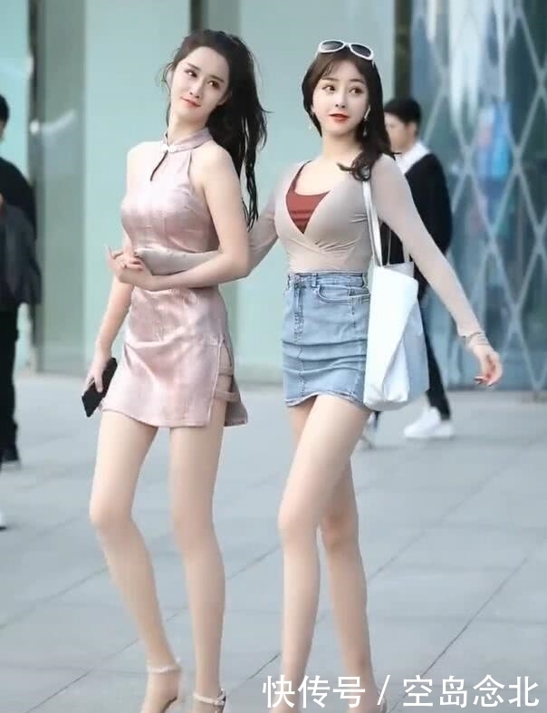 高跟鞋|街角的独特风尚,连衣裙VS半身裙哪个更美