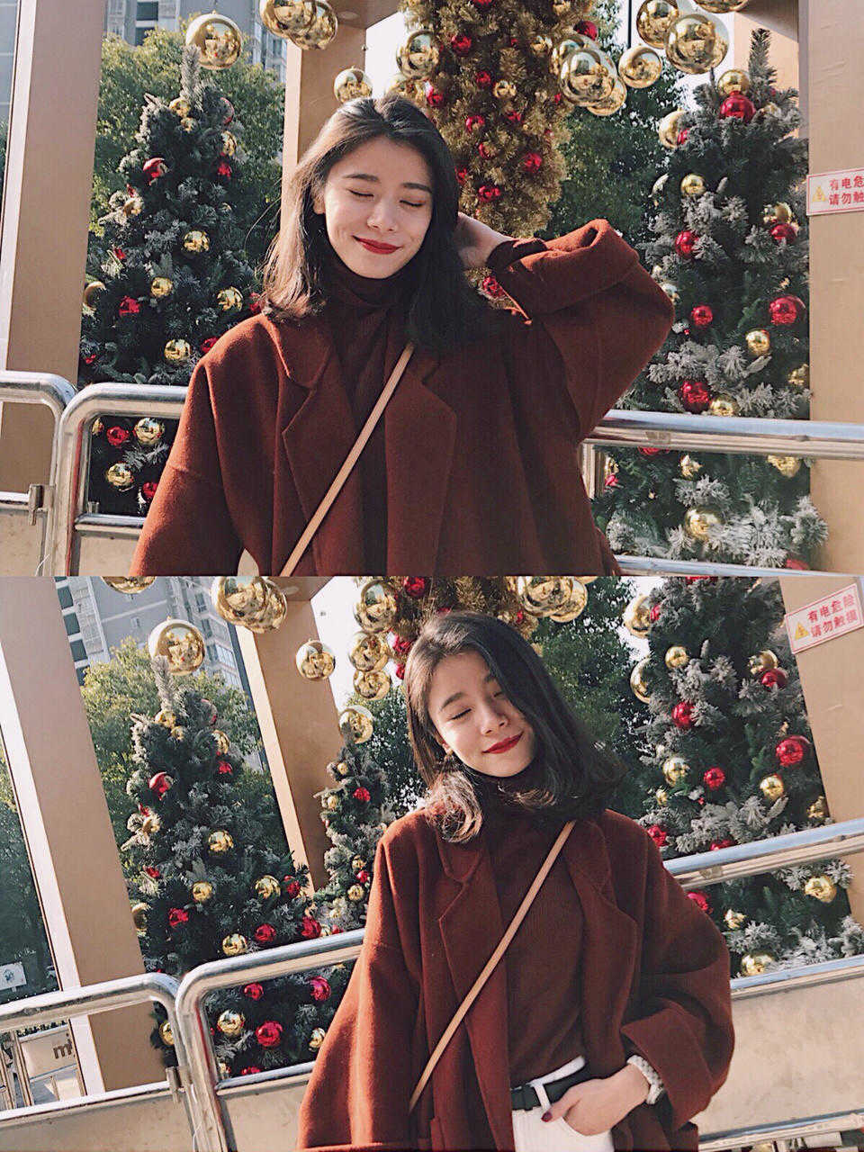 牛仔裤|冬日穿搭的灵感来源,长大衣+直筒裤,又美又飒的